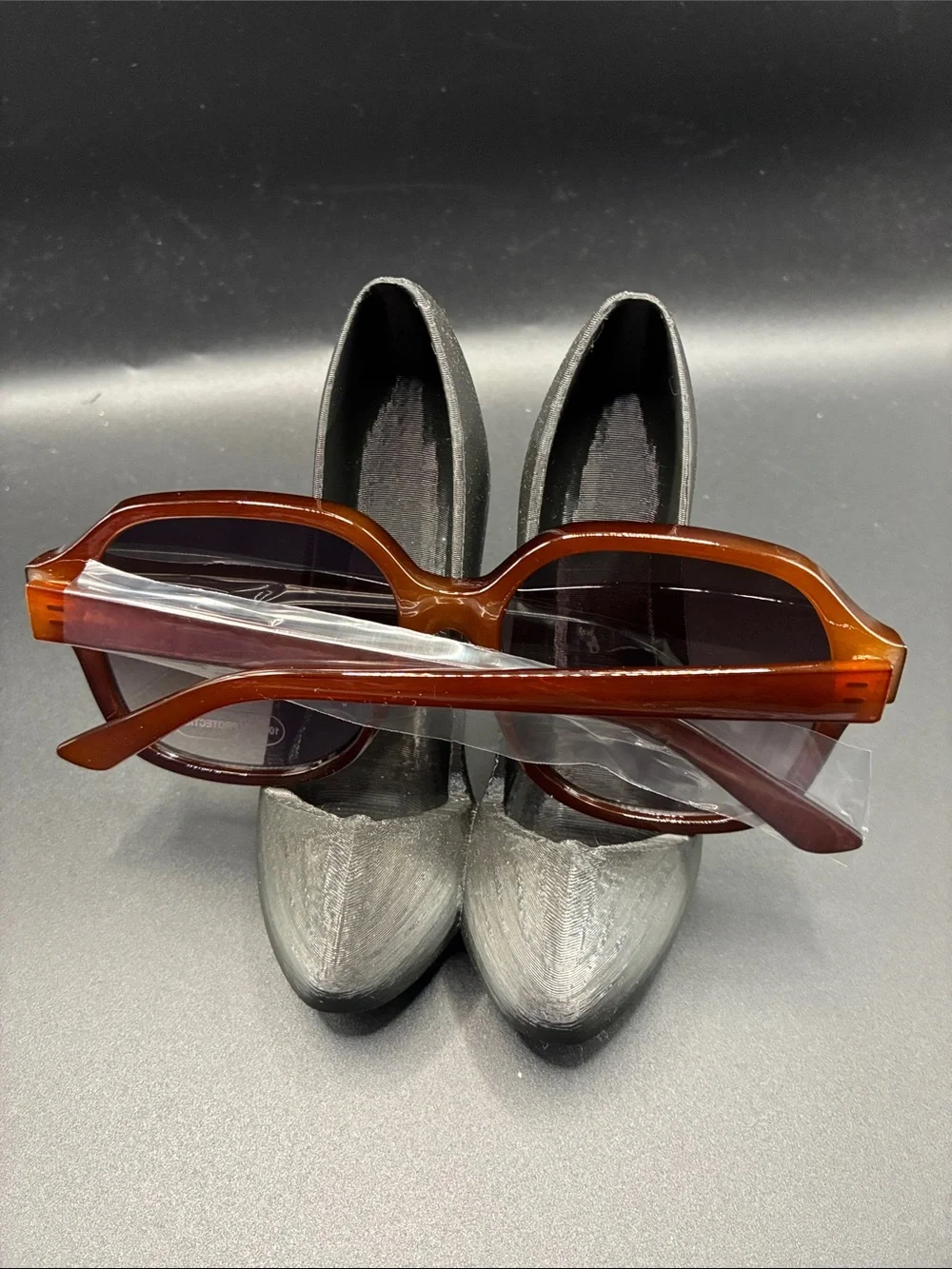 City views Classic Brown Women's Oversized Sunglasses with UV Protection